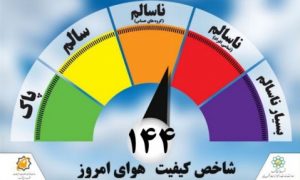 هوای مشهد برای گروه‌های حساس «ناسالم» است