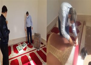 نمازخانه واحد پذیرایی بین‌راهی واقع در مجتمع خدمات رفاهی آبروان مشهد تجهیز شد