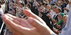 اقامه نماز عید سعید فطر به امامت آیت الله علم الهدی در مشهد مقدس